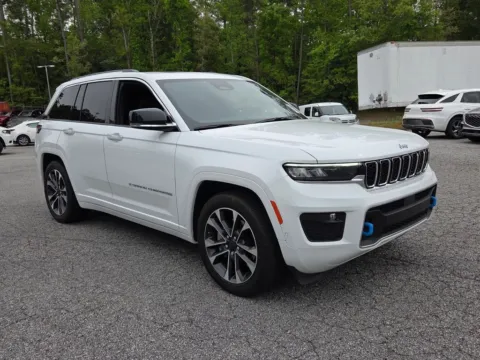 White 2023 Jeep Grand Cherokee Overland 4xe for sale in Macon, GA