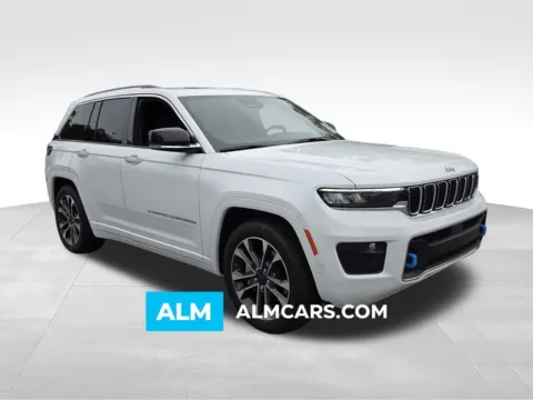White 2023 Jeep Grand Cherokee Overland 4xe for sale in Macon, GA