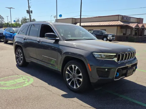 Gray 2023 Jeep Grand Cherokee Overland 4xe for sale in Macon, GA