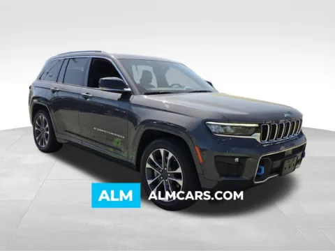 Gray 2023 Jeep Grand Cherokee Overland 4xe for sale in Macon, GA