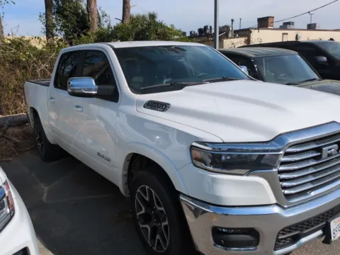 White 2025 Ram 1500 Laramie for sale in Macon, GA