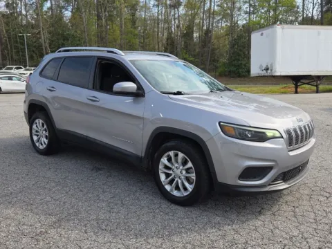 Silver 2021 Jeep Cherokee Latitude for sale in Macon, GA