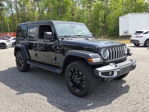 Black 2025 Jeep Wrangler Sahara 4xe for sale in Macon, GA