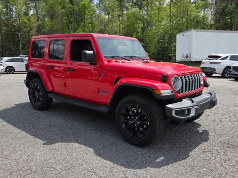 Red 2025 Jeep Wrangler Sahara 4xe for sale in Macon, GA