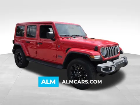 Red 2025 Jeep Wrangler Sahara 4xe for sale in Macon, GA