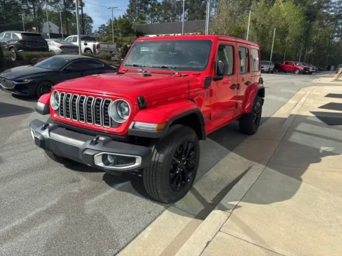 Red 2025 Jeep Wrangler Sahara 4xe for sale in Macon, GA