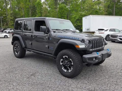 Gray 2025 Jeep Wrangler Rubicon 4xe for sale in Macon, GA