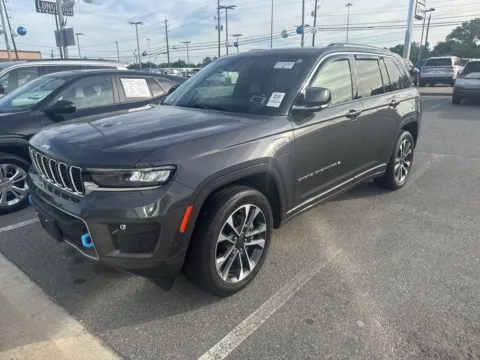 Gray 2023 Jeep Grand Cherokee Overland 4xe for sale in Macon, GA