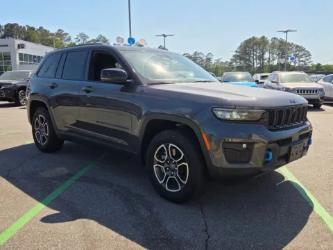 Gray 2023 Jeep Grand Cherokee Trailhawk 4xe for sale in Macon, GA
