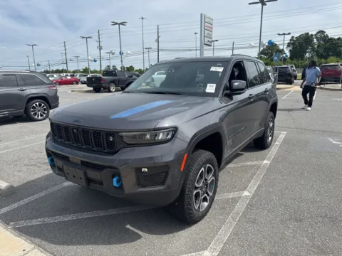 Gray 2023 Jeep Grand Cherokee Trailhawk 4xe for sale in Macon, GA