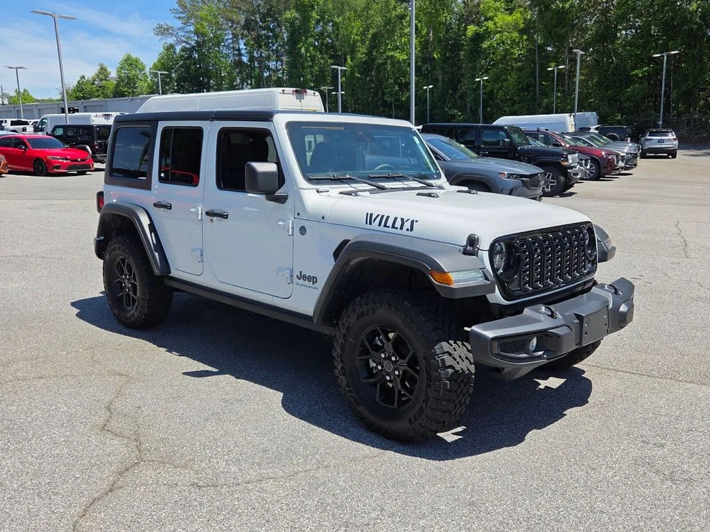 White 2025 Jeep Wrangler Willys 4xe for sale in Macon, GA