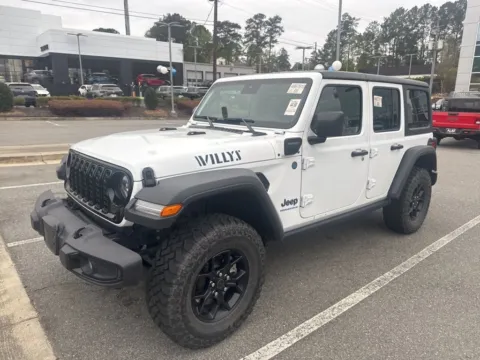 White 2025 Jeep Wrangler Willys 4xe for sale in Macon, GA