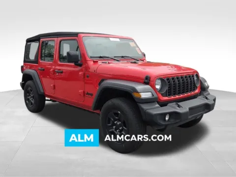 Red 2024 Jeep Wrangler Sport for sale in Macon, GA