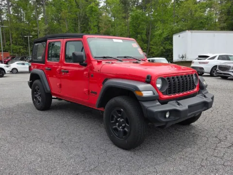 Red 2024 Jeep Wrangler Sport for sale in Macon, GA