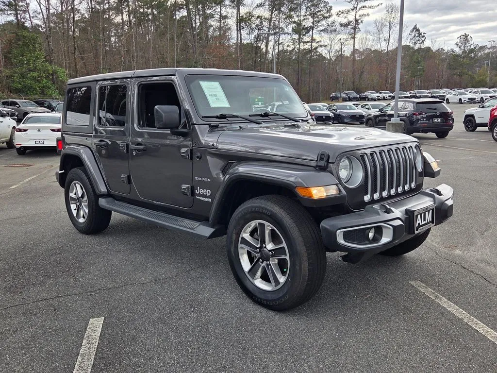 Gray 2021 Jeep Wrangler Unlimited Sahara for sale in Macon, GA