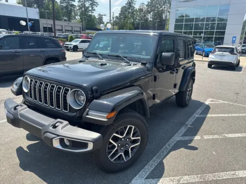Black 2025 Jeep Wrangler Sahara for sale in Macon, GA