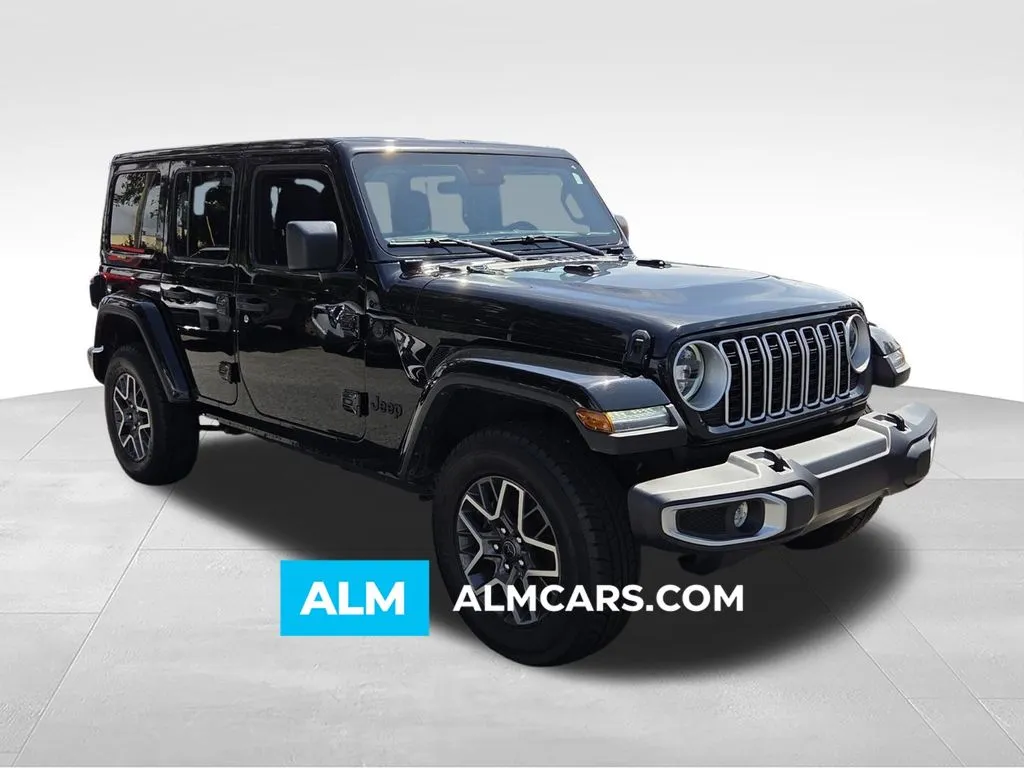Black 2025 Jeep Wrangler Sahara for sale in Macon, GA