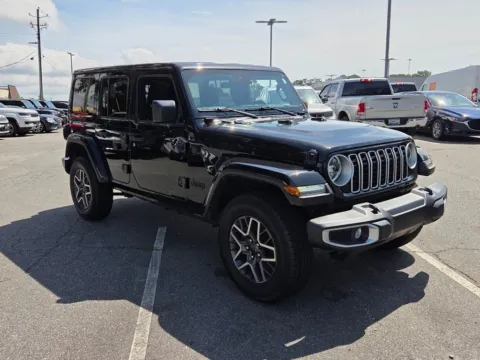 Black 2025 Jeep Wrangler Sahara for sale in Macon, GA