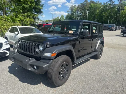 Black 2025 Jeep Wrangler Sport for sale in Macon, GA
