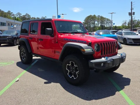 Red 2023 Jeep Wrangler Rubicon 4xe for sale in Macon, GA