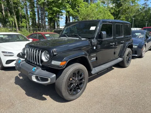 Black 2023 Jeep Wrangler Sahara 4xe for sale in Macon, GA