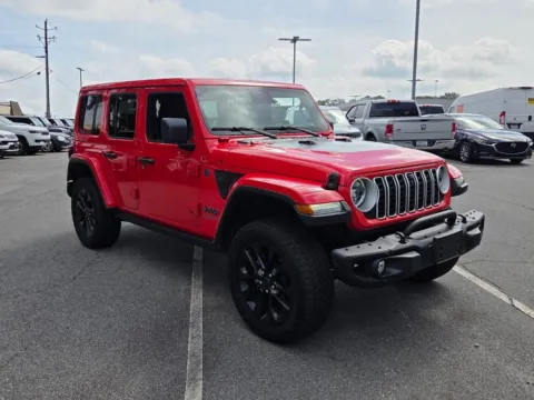 Red 2025 Jeep Wrangler Sahara 4xe for sale in Macon, GA