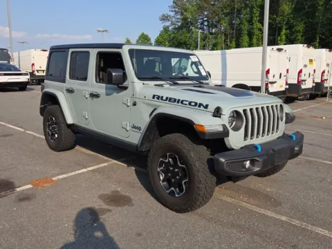 Gray 2023 Jeep Wrangler Rubicon 4xe for sale in Macon, GA
