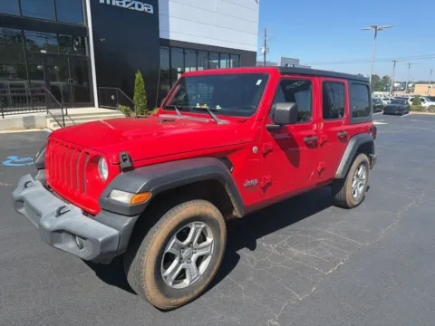 Red 2020 Jeep Wrangler Unlimited Sport S for sale in Macon, GA