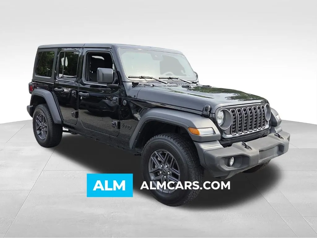 Black 2025 Jeep Wrangler Sport S for sale in Macon, GA