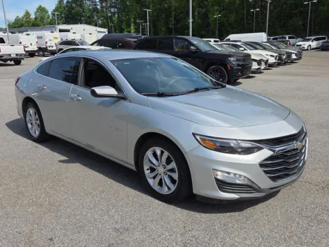 Silver 2021 Chevrolet Malibu LT for sale in Macon, GA