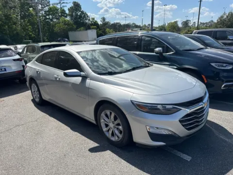 Silver 2021 Chevrolet Malibu LT for sale in Macon, GA