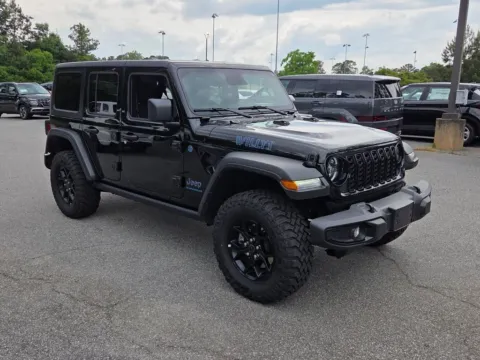 Black 2025 Jeep Wrangler Willys 4xe for sale in Macon, GA