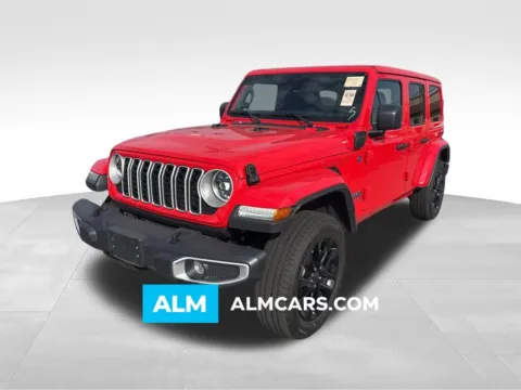 Red 2025 Jeep Wrangler Sahara 4xe for sale in Macon, GA
