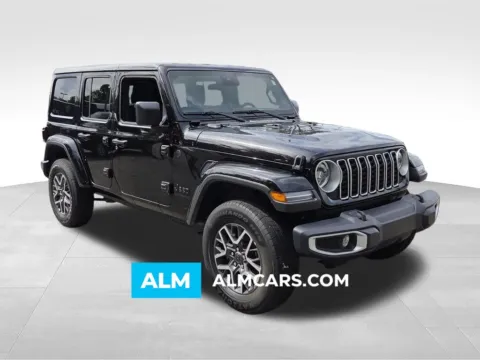 Black 2025 Jeep Wrangler Sahara for sale in Macon, GA