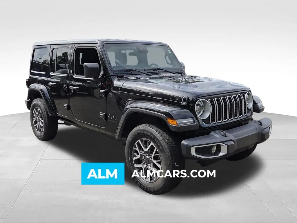 Black 2025 Jeep Wrangler Sahara for sale in Macon, GA