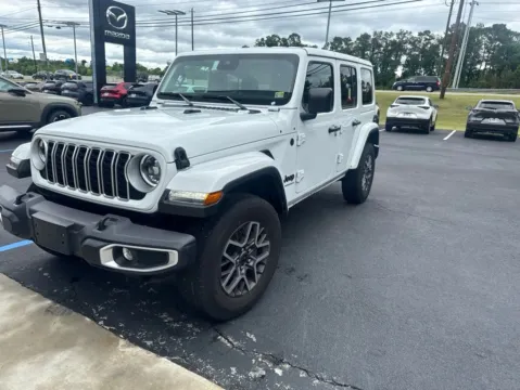 White 2025 Jeep Wrangler Sahara for sale in Macon, GA