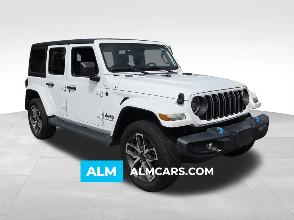White 2024 Jeep Wrangler Sport S 4xe for sale in Macon, GA