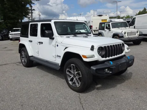 White 2024 Jeep Wrangler Sport S 4xe for sale in Macon, GA