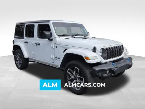 White 2024 Jeep Wrangler Sport S 4xe for sale in Macon, GA