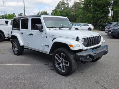 White 2024 Jeep Wrangler Sport S 4xe for sale in Macon, GA