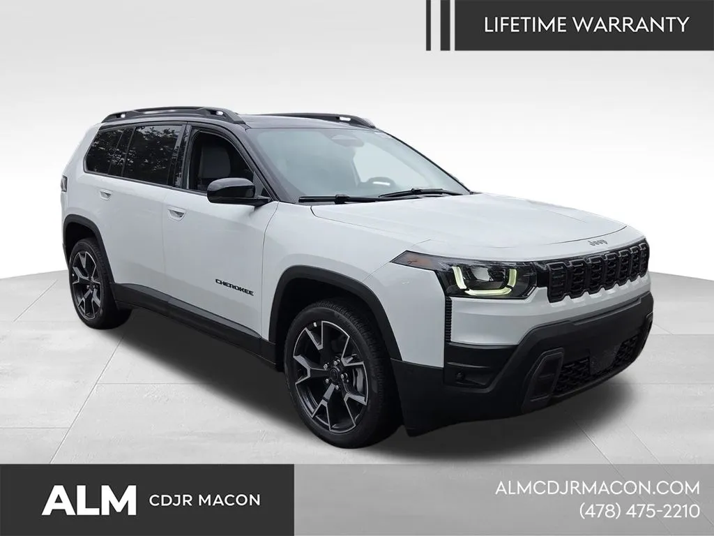 White 2026 Jeep Cherokee Overland for sale in Macon, GA