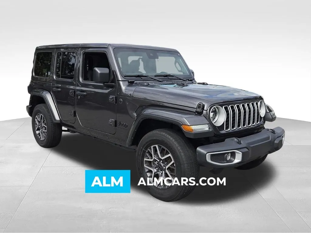 Gray 2025 Jeep Wrangler Sahara for sale in Macon, GA