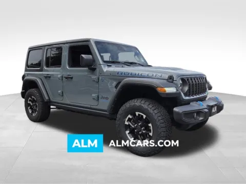 Gray 2024 Jeep Wrangler Rubicon 4xe for sale in Macon, GA