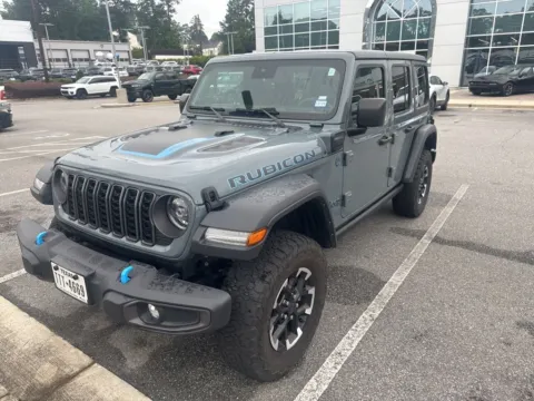 Gray 2024 Jeep Wrangler Rubicon 4xe for sale in Macon, GA