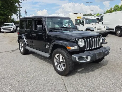 Black 2021 Jeep Wrangler Unlimited Sahara for sale in Macon, GA