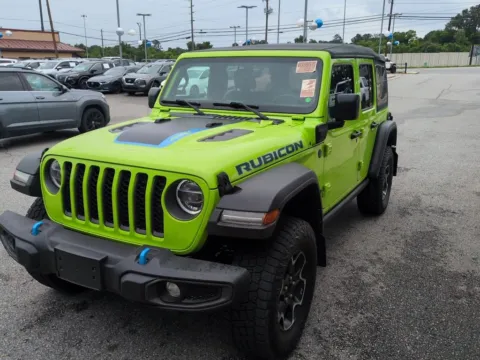 Green 2021 Jeep Wrangler Unlimited Rubicon 4xe for sale in Macon, GA
