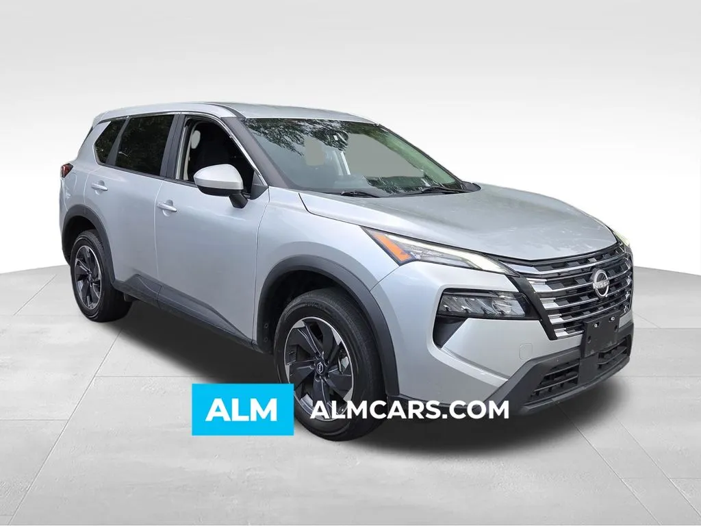 Silver 2024 Nissan Rogue SV for sale in Macon, GA