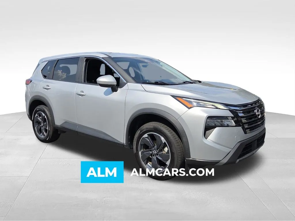 Silver 2024 Nissan Rogue SV for sale in Macon, GA