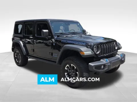 Black 2024 Jeep Wrangler Rubicon 4xe for sale in Macon, GA