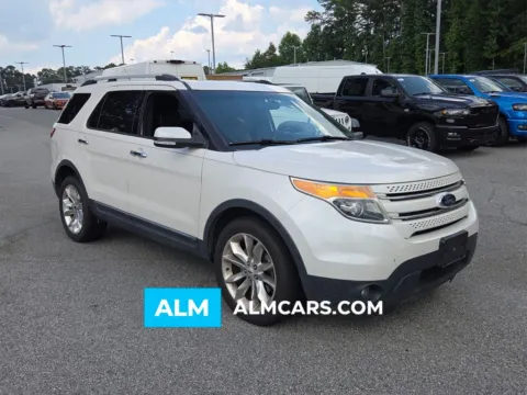 White 2015 Ford Explorer Limited for sale in Macon, GA